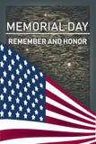 Memorial Day herinnert zich en honnor - kaart royalty-vrije illustratie Memorial Day herinnert zich en honnor - kaart royalty-vrije illustratie