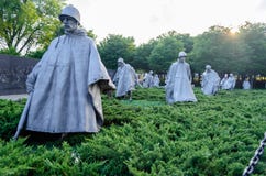 Memoriale di guerra di Corea, Washington DC immagine stock Memoriale di guerra di Corea, Washington DC immagine stock