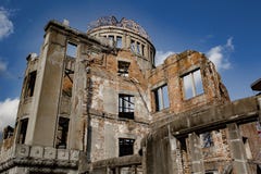Memoriale di pace di Hiroshima - cupola di Genbaku fotografia stock Memoriale di pace di Hiroshima - cupola di Genbaku fotografia stock