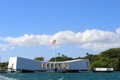 Memoriale di USS Arizona fotografia stock Memoriale di USS Arizona fotografia stock