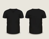 Download Men's Blank Black Shirt Template Stock Photo - Image: 36166570