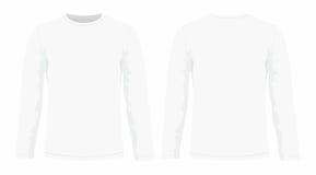 Download Men's White Long Sleeve T-shirt Stock Vector ...