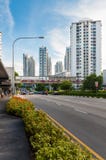 Mening van de elegante flats in Singapore royalty-vrije stock afbeelding Mening van de elegante flats in Singapore royalty-vrije stock afbeelding