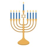 menorah ilustração stock menorah ilustração stock