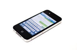 Mensaje de texto en iPhone Mensaje de texto en iPhone