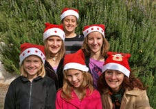 Menselijke Kerstboom stock afbeelding Menselijke Kerstboom stock afbeelding