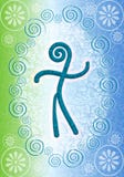 Menselijke Symbolische Achtergrond 2 van de Geest royalty-vrije illustratie Menselijke Symbolische Achtergrond 2 van de Geest royalty-vrije illustratie