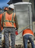 Mensen, hard bij het werk aangaande de straten van de stad stock fotografie Mensen, hard bij het werk aangaande de straten van de stad stock fotografie