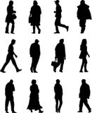 Mensen het Lopen royalty-vrije illustratie Mensen het Lopen royalty-vrije illustratie
