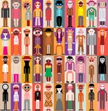 Mensenportretten royalty-vrije illustratie Mensenportretten royalty-vrije illustratie