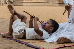 Mente buddista del ` s del bambino immagini stock libere da diritti Mente buddista del ` s del bambino immagini stock libere da diritti