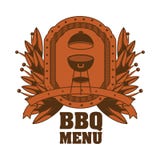 menu de BBQ et conception de grill illustration de vecteur menu de BBQ et conception de grill illustration de vecteur