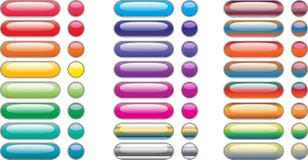 Menu Rectangle Buttons For Colorful Web Stock Image Menu Rectangle Buttons For Colorful Web Stock Image