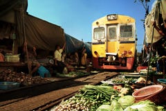 Mercato ferroviario fotografia stock libera da diritti Mercato ferroviario fotografia stock libera da diritti