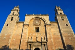 Merida San Idefonso cathedral of Yucatan stock photography Merida San Idefonso cathedral of Yucatan stock photography