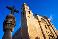 Merida San Idefonso cathedral of Yucatan royalty free stock images Merida San Idefonso cathedral of Yucatan royalty free stock images