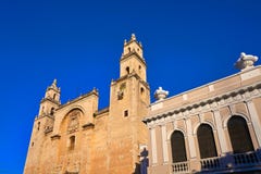 Merida San Idefonso cathedral of Yucatan stock image Merida San Idefonso cathedral of Yucatan stock image