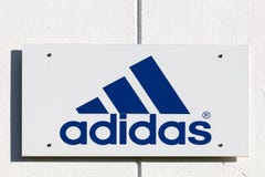 Adidas Logo On A Wall Editorial Photo Image Of Modern