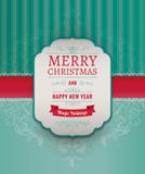 Merry Christmas Greeting Card Stock Images