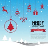 Merry Christmas and Happy New Year background. Illustration eps10 royalty free illustration Merry Christmas and Happy New Year background. Illustration eps10 royalty free illustration