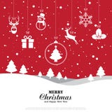 Merry Christmas and Happy New Year background. Illustration eps10 royalty free illustration Merry Christmas and Happy New Year background. Illustration eps10 royalty free illustration