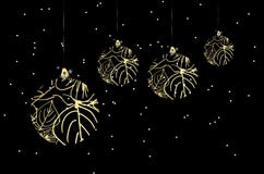 Merry Christmas and Happy New Year Greeting card vector illustration Merry Christmas and Happy New Year Greeting card vector illustration