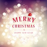 Merry christmas and Happy new year greeting royalty free illustration Merry christmas and Happy new year greeting royalty free illustration