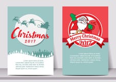 Merry Christmas Happy new year typography flyer template with lettering. greeting card, Poster, card, label, banner design set. Ve Stock Photography Merry Christmas Happy new year typography flyer template with lettering. greeting card, Poster, card, label, banner design set. Ve Stock Photography