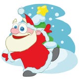 Dancing santa claus cartoon character stock illustration Dancing santa claus cartoon character stock illustration