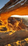 Mesa Arch At Sunrise Stock Images