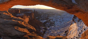 Mesa Arch At Sunrise Royalty Free Stock Images
