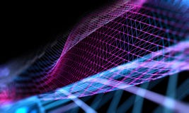 Mesh or net with lines and geometrics shapes detail.3d illustration Stock Image Mesh or net with lines and geometrics shapes detail.3d illustration Stock Image