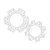 Mesh Vector Gears Icon illustrazione vettoriale Mesh Vector Gears Icon illustrazione vettoriale