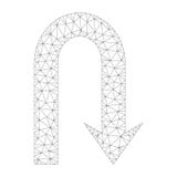 Mesh Vector Turn Back Icon illustration libre de droits Mesh Vector Turn Back Icon illustration libre de droits