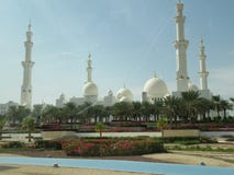 Mesquita grande Abu Dhabi, UAE fotos de stock Mesquita grande Abu Dhabi, UAE fotos de stock