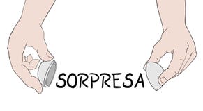 Message de surprise dans le languange espagnol Photographie stock libre de droits Message de surprise dans le languange espagnol Photographie stock libre de droits