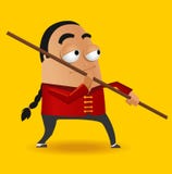 Mestre de Kungfu Imagens de Stock Royalty Free Mestre de Kungfu Imagens de Stock Royalty Free