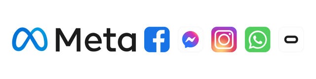 Meta Logo. Meta, Facebook Rebrand Concept. Meta Icon In Blue Color ...