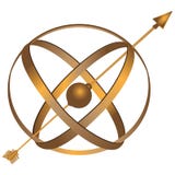 Metal Astrolabe Stock Image