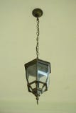 The metal dan glass decorative lamp