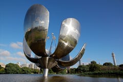 Metal flower, Buenos Aires royalty free stock photos Metal flower, Buenos Aires royalty free stock photos