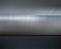 Metal stripe over brushed metallic background 3d illustration vector illustration Metal stripe over brushed metallic background 3d illustration vector illustration