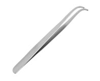 Metal tweezers isolated on white stock photography Metal tweezers isolated on white stock photography