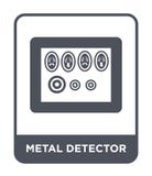 metalldetektorsymbol i moderiktig designstil metalldetektorsymbol som isoleras på vit bakgrund enkel metalldetektorvektorsymbol vektor illustrationer metalldetektorsymbol i moderiktig designstil metalldetektorsymbol som isoleras på vit bakgrund enkel metalldetektorvektorsymbol vektor illustrationer