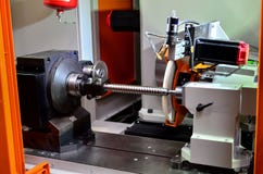 Metalworking CNC milling machine. royalty free stock image Metalworking CNC milling machine. royalty free stock image