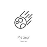 meteorsymbolsvektor från dinosauriesamling Tunn linje illustration för vektor för meteoröversiktssymbol Översikt tunn linje meteo vektor illustrationer meteorsymbolsvektor från dinosauriesamling Tunn linje illustration för vektor för meteoröversiktssymbol Översikt tunn linje meteo vektor illustrationer