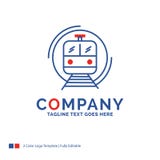 Metro de Logo Design For del nombre de compañía, tren, elegante, público, transp libre illustration Metro de Logo Design For del nombre de compañía, tren, elegante, público, transp libre illustration
