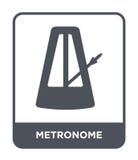 metronoompictogram in in ontwerpstijl metronoompictogram op witte achtergrond wordt geïsoleerd die eenvoudige en moderne vlakte v royalty-vrije illustratie metronoompictogram in in ontwerpstijl metronoompictogram op witte achtergrond wordt geïsoleerd die eenvoudige en moderne vlakte v royalty-vrije illustratie