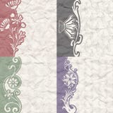 Metta di fondo d'annata per l'invito con i fiori illustrazione di stock Metta di fondo d'annata per l'invito con i fiori illustrazione di stock