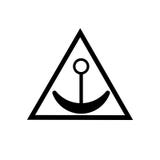 Mettez en communication le vecteur d'icône de signe d'isolement sur le fond blanc, le signe SI de port illustration libre de droits Mettez en communication le vecteur d'icône de signe d'isolement sur le fond blanc, le signe SI de port illustration libre de droits